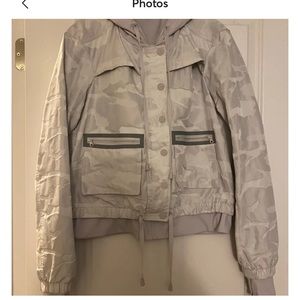 Blanc Noir lined windbreaker.